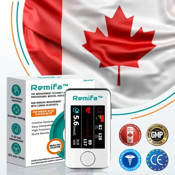 Remifa™ Non-Invasive Blood Glucose Meter + Exclusive Gift