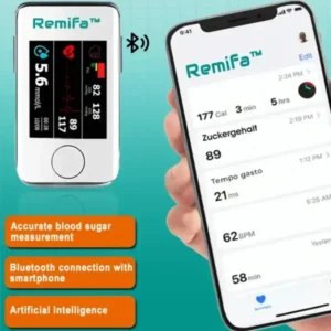 Remifa™ Precision Glucose Monitoring Premium Non-invasive Medical Device